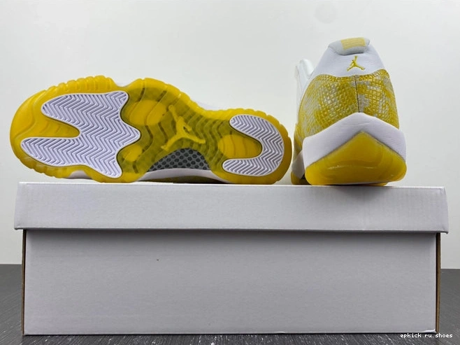 Cheap Retro Jordan Attractive Yellow 4097 11 Low AH7860- Snakeskin 1027